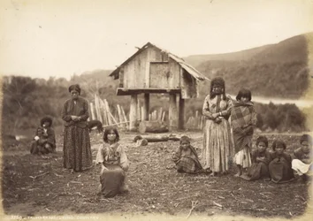 Taumaranui - King Country, 29 de maio de 1885 (impressão albumen)